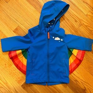 Cat & Jack Toddler Rainbow Raincoat 12m